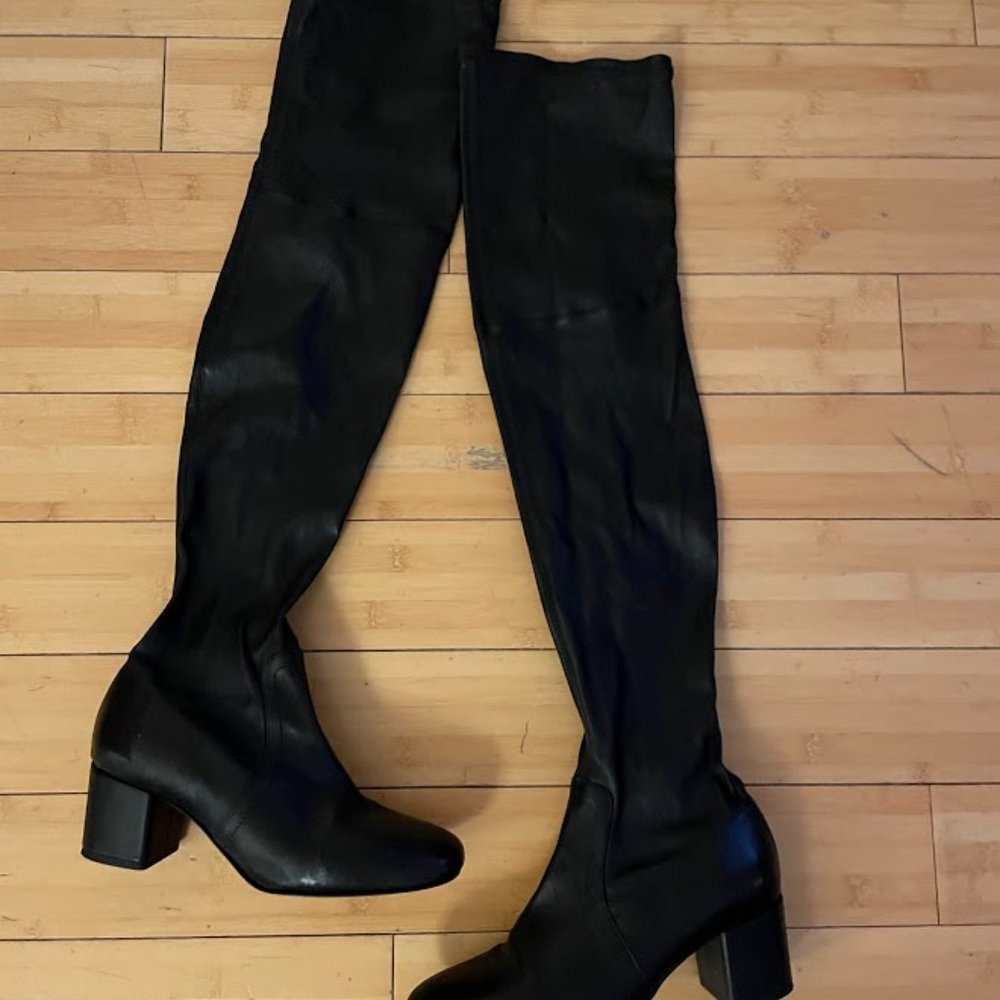 Maguire Lambskin Thighhigh Boots Size 40